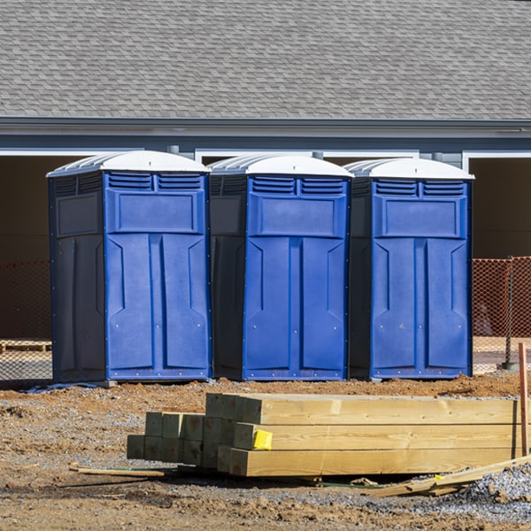 how do you ensure the porta potties are secure and safe from vandalism during an event in Hartley IA